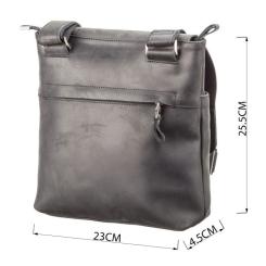 Сумка Shvigel Из винтажной кожи Черная Фото 2