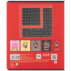 Тетрадь Kite Aggretsuko, 24 листа, клетка Фото 9