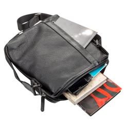 Сумка Shvigel Кожаная Черная Фото 5