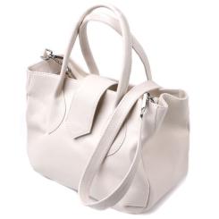 Сумка Shvigel Из натуральной кожи Бежевая Фото