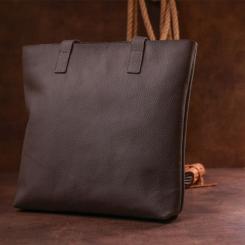 Сумка Shvigel Кожаная Коричневая Фото 8