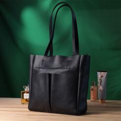 Сумка Shvigel Из натуральной кожи Черная Фото 9