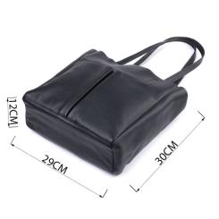 Сумка Shvigel Из натуральной кожи Черная Фото 2