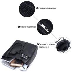 Сумка Shvigel Из натуральной кожи Черная Фото 3