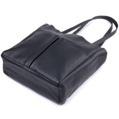 Сумка Shvigel Из натуральной кожи Черная Фото 5