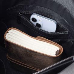 Сумка Shvigel Из натуральной кожи Черная Фото 7