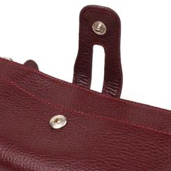 Кошелек Canpellini Из натуральной кожи Бордовый Фото 4