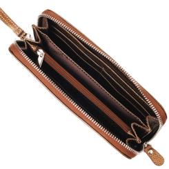 Кошелек Canpellini Из натуральной кожи флотар Коричневый Фото 5