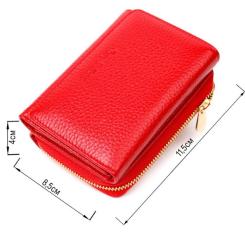 Портмоне Tony Bellucci Из натуральной кожи Красное Фото 2