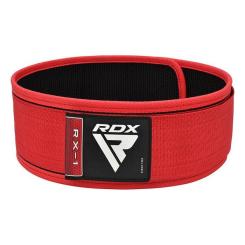 Атлетический пояс RDX RX1 Weight Lifting Belt Red XL Фото