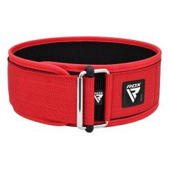 Атлетический пояс RDX RX1 Weight Lifting Belt Red XL Фото 2