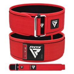 Атлетический пояс RDX RX1 Weight Lifting Belt Red XL Фото 4