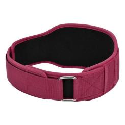 Атлетический пояс RDX RX5 Double Belt неопреновий Pink XS Фото 2