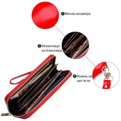Кошелек Kivi Из экокожи Красный Фото 4
