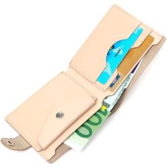 Кошелек Shvigel Кожаный Молочный Фото 6