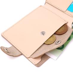 Кошелек Shvigel Кожаный Молочный Фото 7