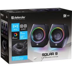 Акустическая система Defender Solar 9 LED Bluetooth USB Black Фото 7