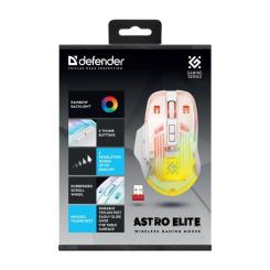 Мышка Defender Astro Elite GM-056 LED Wireless White Фото 4