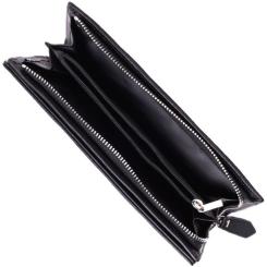 Кошелек ST Leather Унісекс з натуральної шкіри Чорний Фото 5