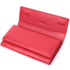 Кошелек ST Leather Из натуральной кожи Красный Фото 4