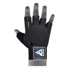 Перчатки для фитнеса RDX T2 Half Blue M Фото 2