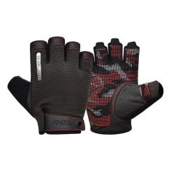Перчатки для фитнеса RDX T2 Half Red M Фото