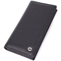 Кошелек ST Leather Из натуральной кожи Черный Фото