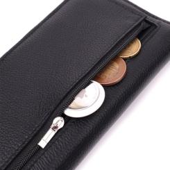 Кошелек ST Leather Из натуральной кожи Черный Фото 7