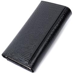 Кошелек ST Leather Из натуральной лакированной кожи Черный Фото 1
