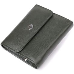 Кошелек ST Leather Из натуральной кожи Зеленый Фото