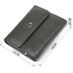 Кошелек ST Leather Из натуральной кожи Зеленый Фото 2