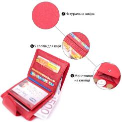 Кошелек ST Leather Из натуральной кожи Красный Фото 4