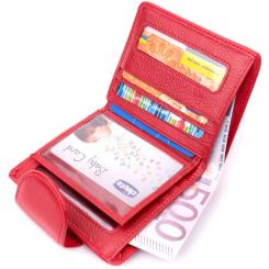 Кошелек ST Leather Из натуральной кожи Красный Фото 5