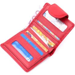 Кошелек ST Leather Из натуральной кожи Красный Фото 6