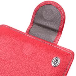 Кошелек ST Leather Кожаный Красный Фото 2