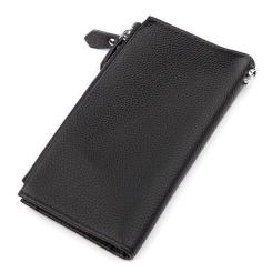 Кошелек ST Leather Чорний Фото 1
