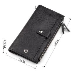Кошелек ST Leather Чорний Фото 2