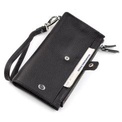 Кошелек ST Leather Чорний Фото 6