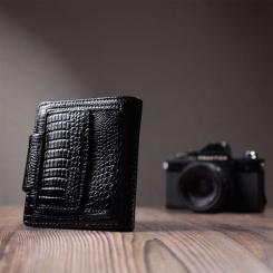Кошелек ST Leather Из натуральной кожи Черный Фото 9