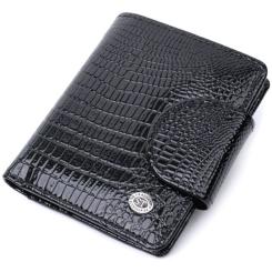 Кошелек ST Leather Из натуральной кожи Черный Фото