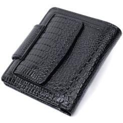 Кошелек ST Leather Из натуральной кожи Черный Фото 1