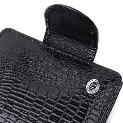 Кошелек ST Leather Из натуральной кожи Черный Фото 4