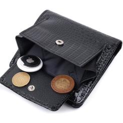 Кошелек ST Leather Из натуральной кожи Черный Фото 7