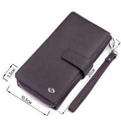 Кошелек ST Leather Фиолетовый Фото 2
