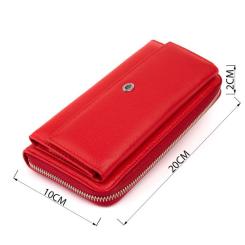 Кошелек ST Leather Красный Фото 2