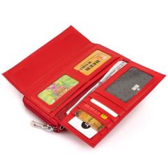 Кошелек ST Leather Красный Фото 7