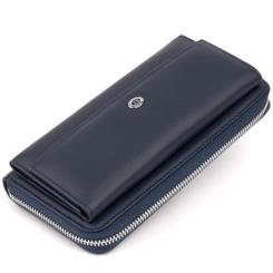 Кошелек ST Leather Темно-синий Фото