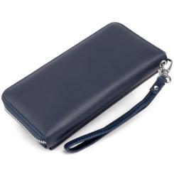 Кошелек ST Leather Темно-синий Фото 1