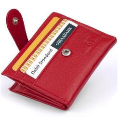 Кошелек ST Leather Червоний Фото 2