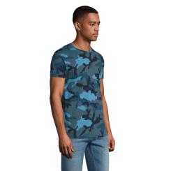 Футболка Sol's Camo men синій камо XL Фото 1